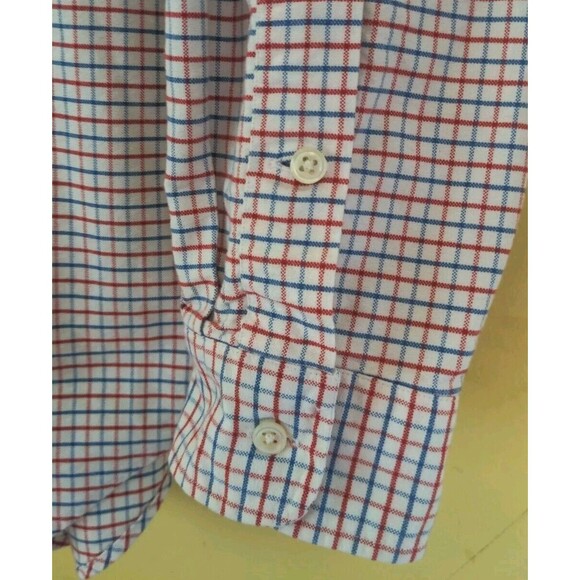 Polo Ralph Lauren Blake Men's XL Button Down Blue Red White Plaid Brown Pony - Picture 2 of 8